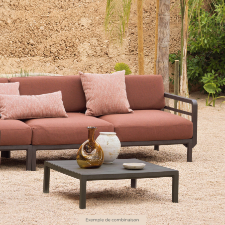 Maximo - Canapé de jardin modulable 5 places