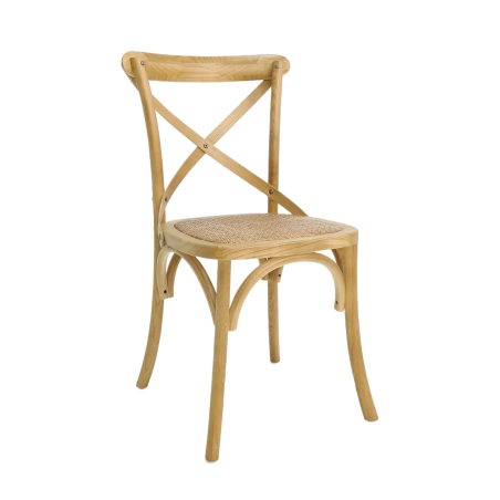 Chaise tendance style bistrot en bois - Cabaret