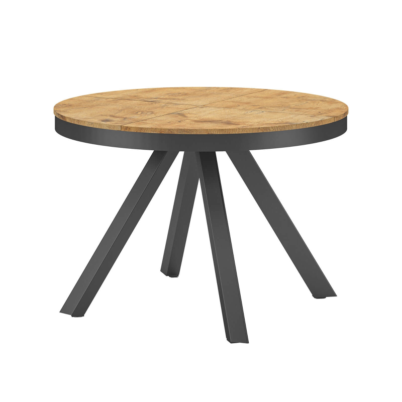 Table ronde design italien avec allonges - Petalo