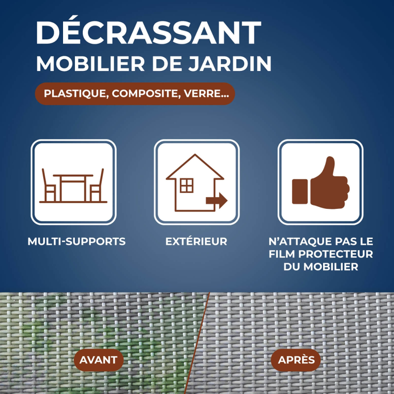 Décrassant multi-supports pour salon de jardin 500 ml - Starwax®