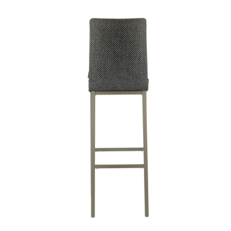 Tabouret de bar dossier haut en tissu - Koko Mobliberica®