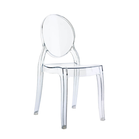 Chaise en plexi transparent pour enfant Elizabeth