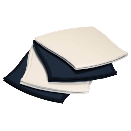 Chaise transparente avec coussin Elizabeth