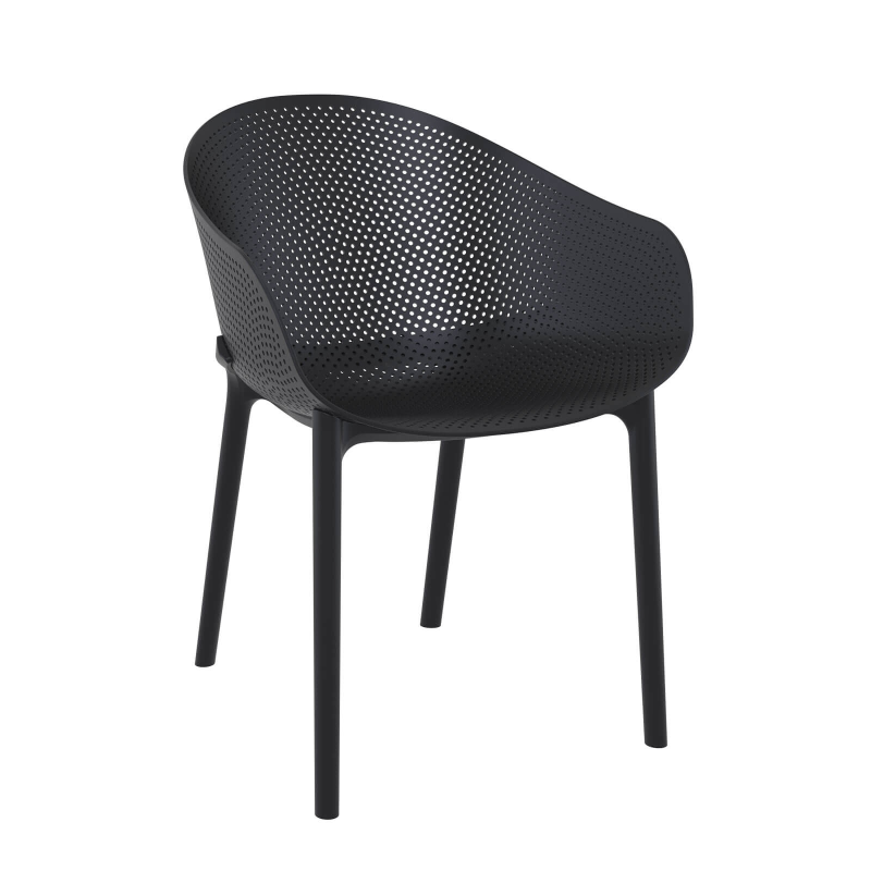Fauteuil moderne noir - Sky
