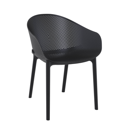 Fauteuil moderne noir - Sky