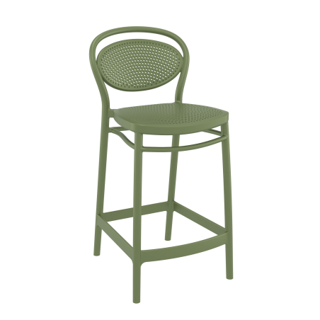 Tabouret snack de jardin vert