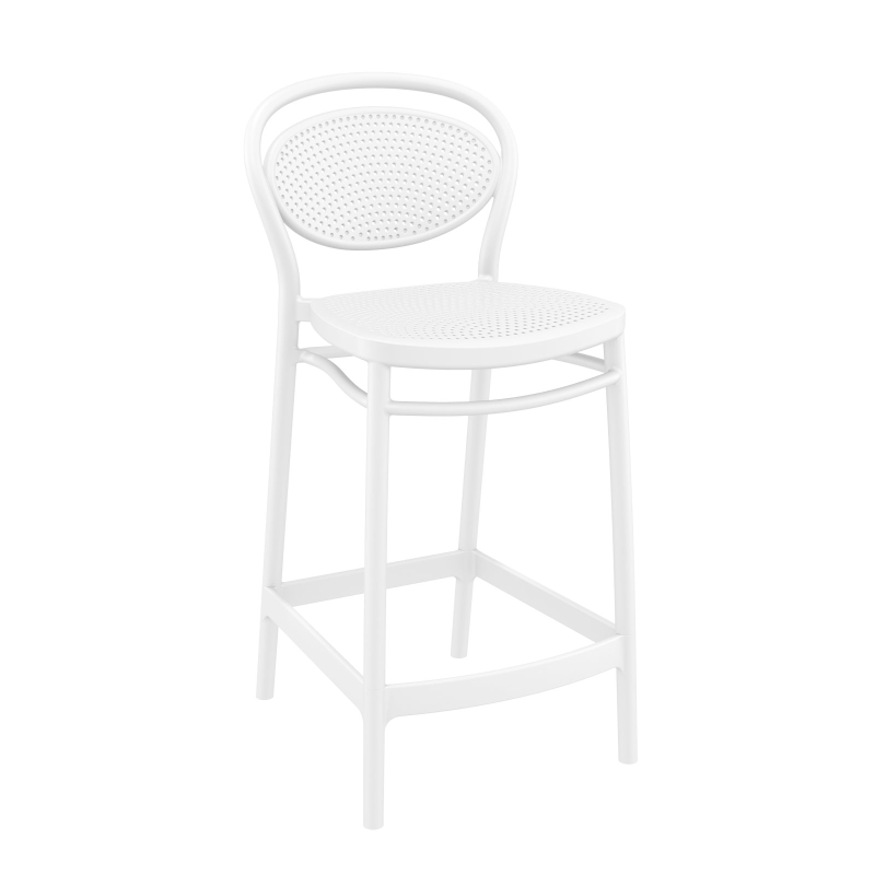 Tabouret moderne blanc 