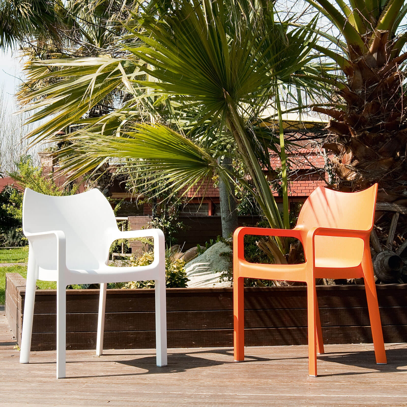Fauteuil de jardin en polypropylène - Diva