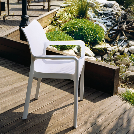Fauteuil de jardin en polypropylène - Diva