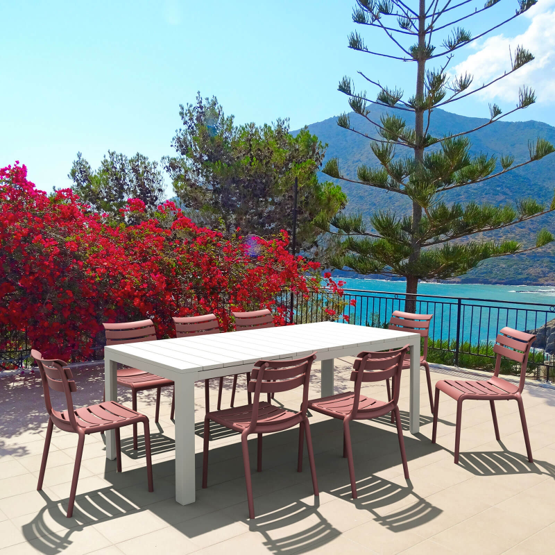 Chaise de jardin moderne en polypropylène - Helen