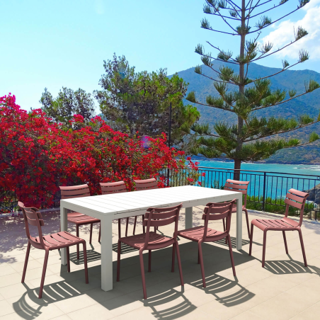 Chaise de jardin moderne en polypropylène - Helen