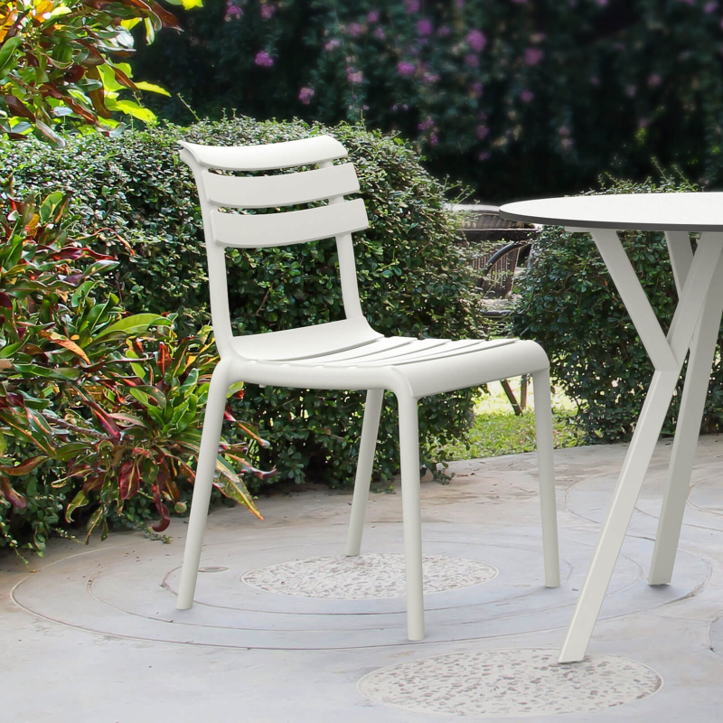 Chaise de jardin moderne en polypropylène - Helen