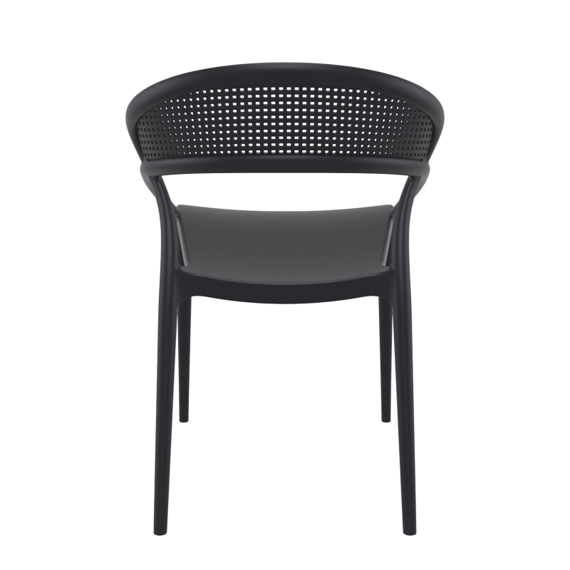 Chaise design de jardin empilable en polypropylène - Sunset