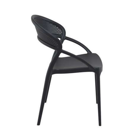 Chaise design de jardin empilable en polypropylène - Sunset