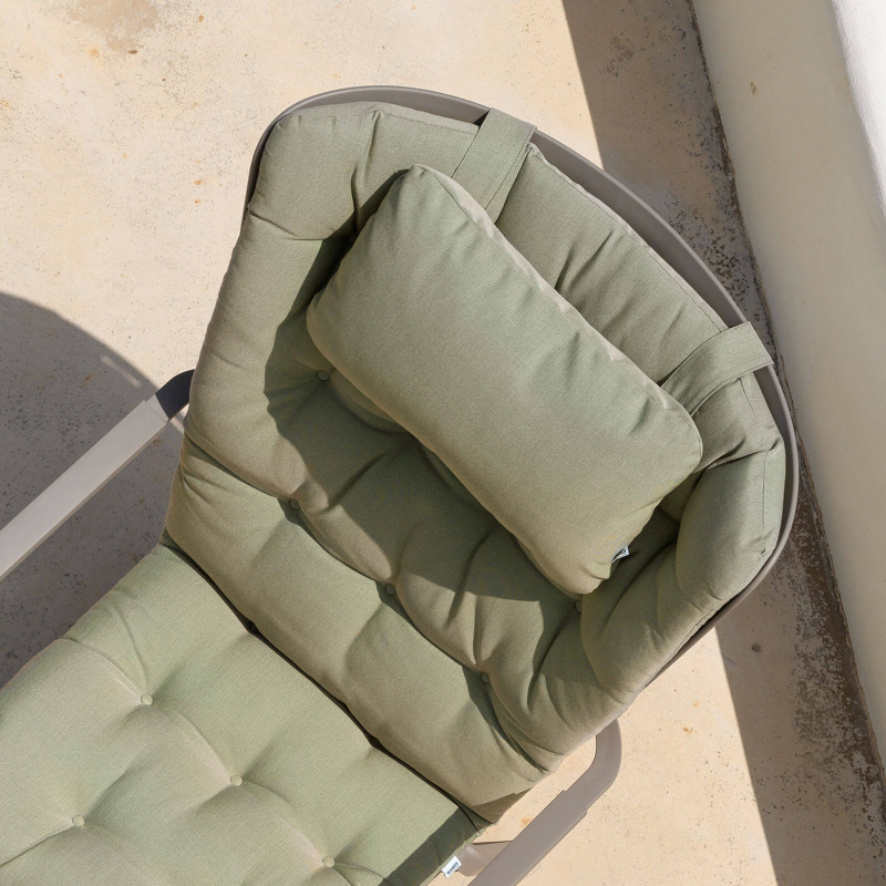 Fauteuil à bascule design d'extérieur inclinable en plastique – Folio