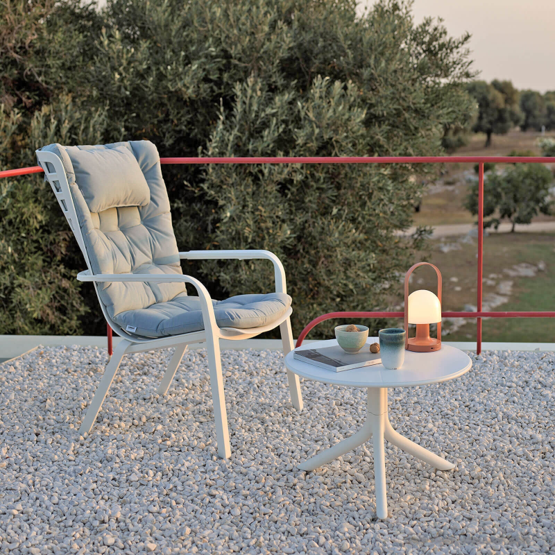 Folio - Fauteuil de jardin réglable et empilable en polypropylène design