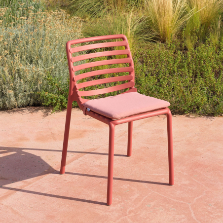 Chaise de jardin design empilable de fabrication Italienne - Doga bistrot