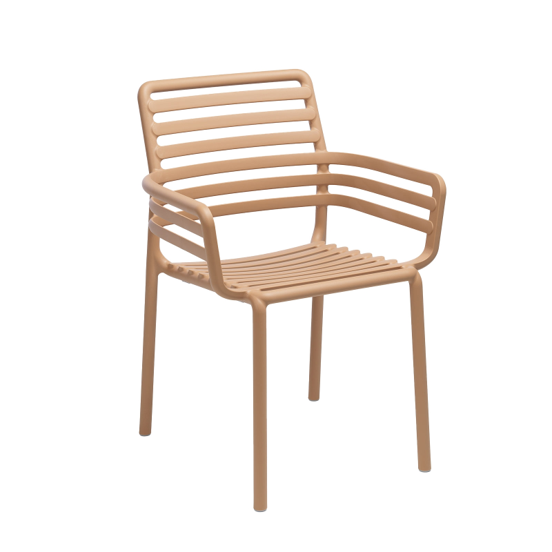 Fauteuil de jardin tendance empilable fabriqué en Italie - Doga