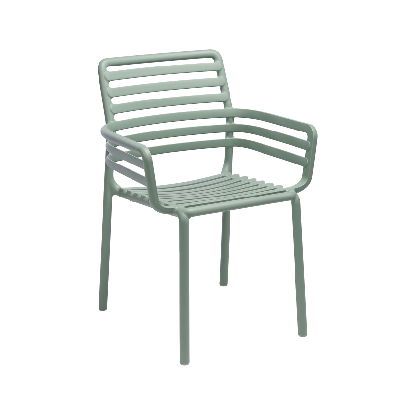 Fauteuil de jardin tendance empilable fabriqué en Italie - Doga