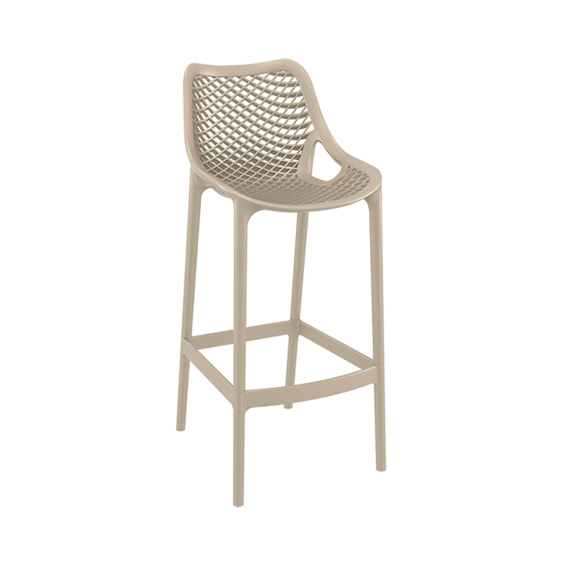 Tabouret de jardin bar moderne ajouré en polypropylène Air