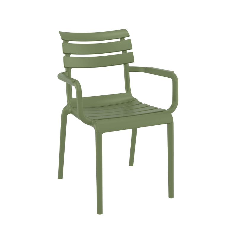 Fauteuil de jardin en polypropylène avec accoudoirs - Paris