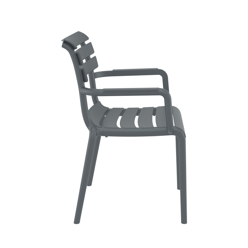 Fauteuil de jardin en polypropylène avec accoudoirs - Paris