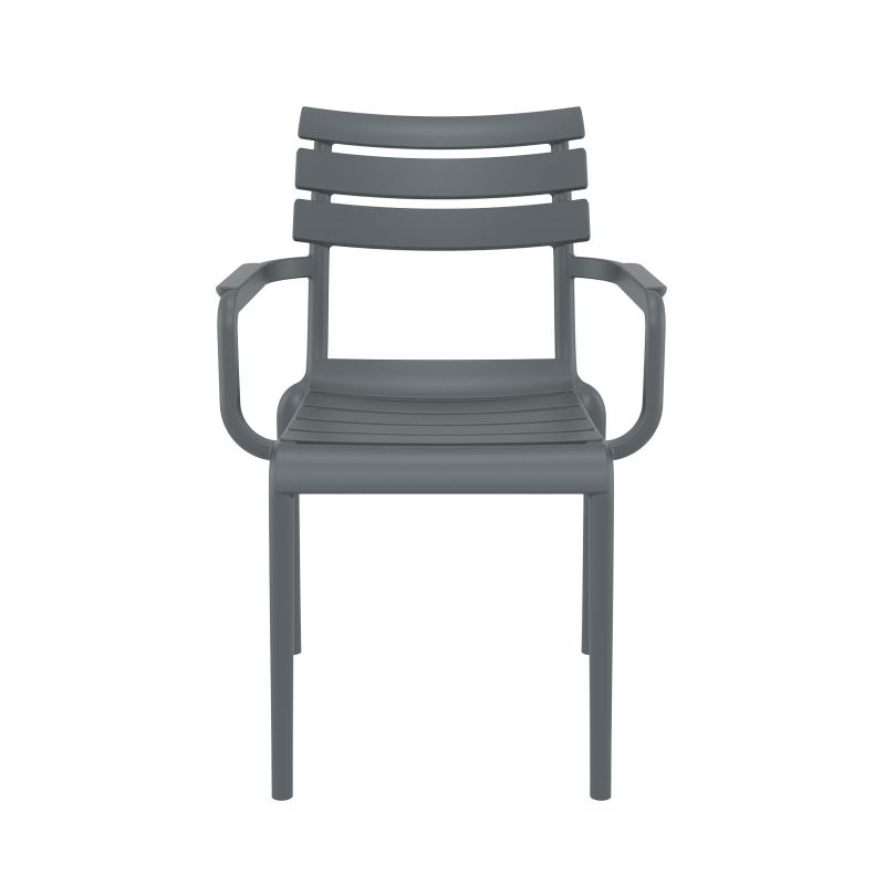 Fauteuil de jardin en polypropylène avec accoudoirs - Paris