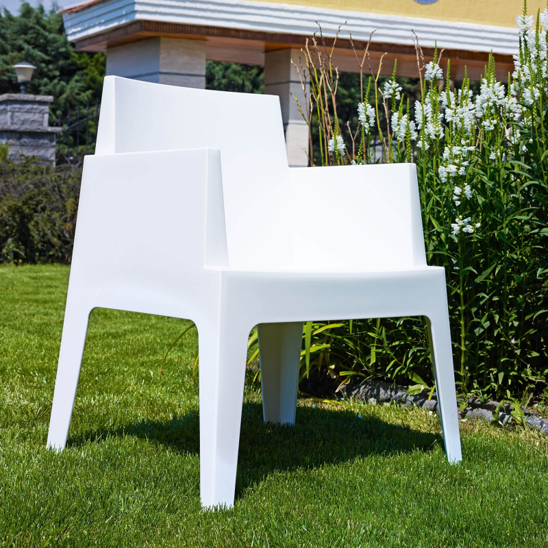 Fauteuil design de jardin en polypropylène Box