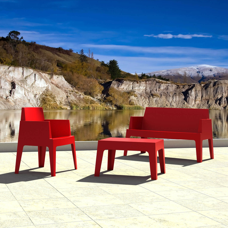 Fauteuil design de jardin en polypropylène Box