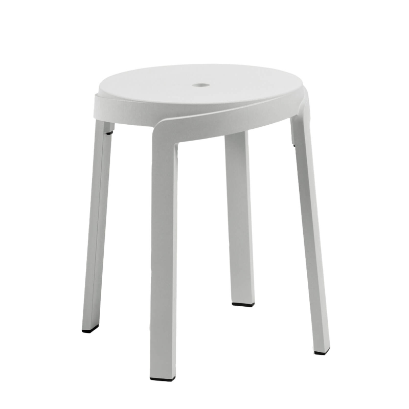 Tabouret bas d'extérieur recyclé empilable - Stack mini