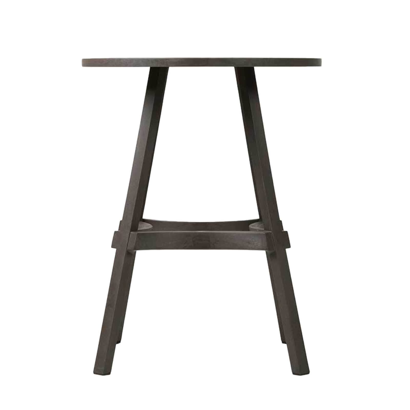 Table extérieure ronde écologique coloris marron - Combo