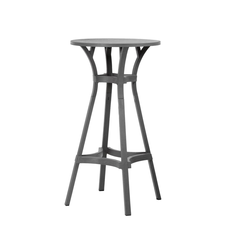 Table de jardin haute ronde écologique - Combo