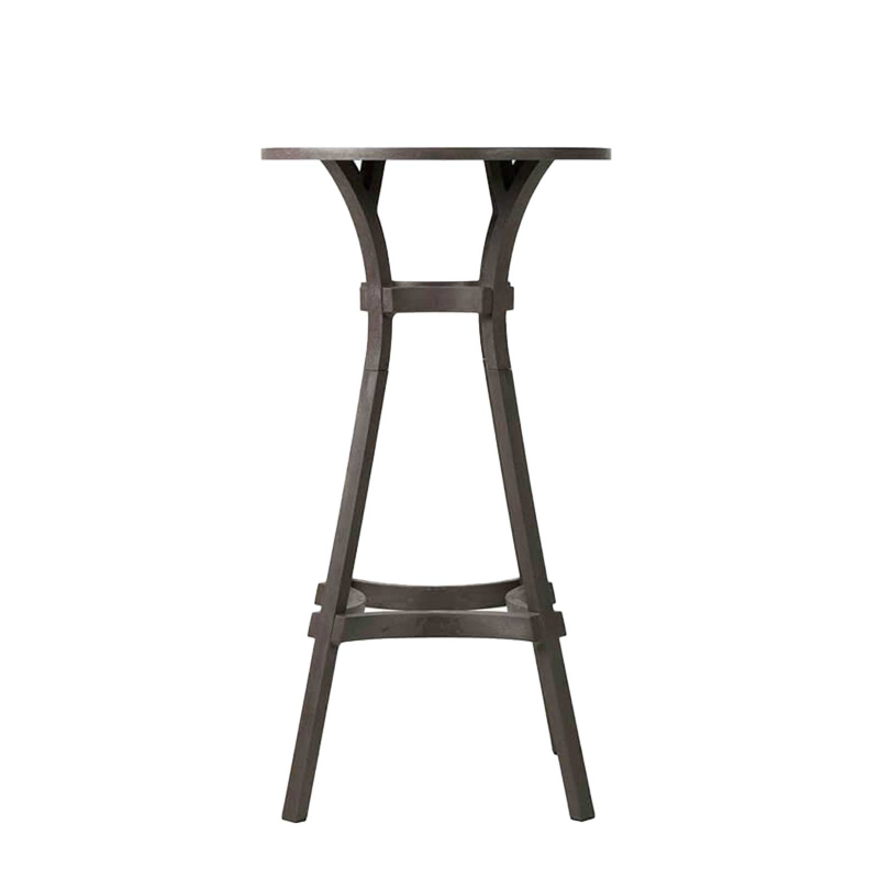 Table de jardin ronde écologique marron - Combo