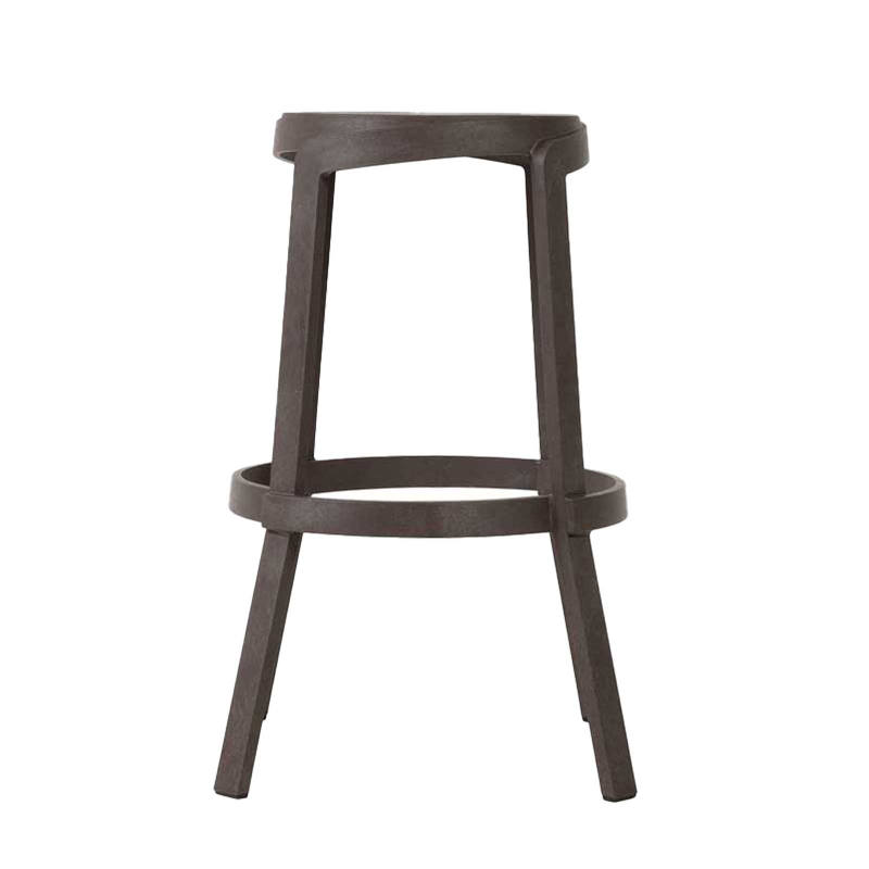 Tabouret haut de jardin recyclé empilable - Stack Maxi