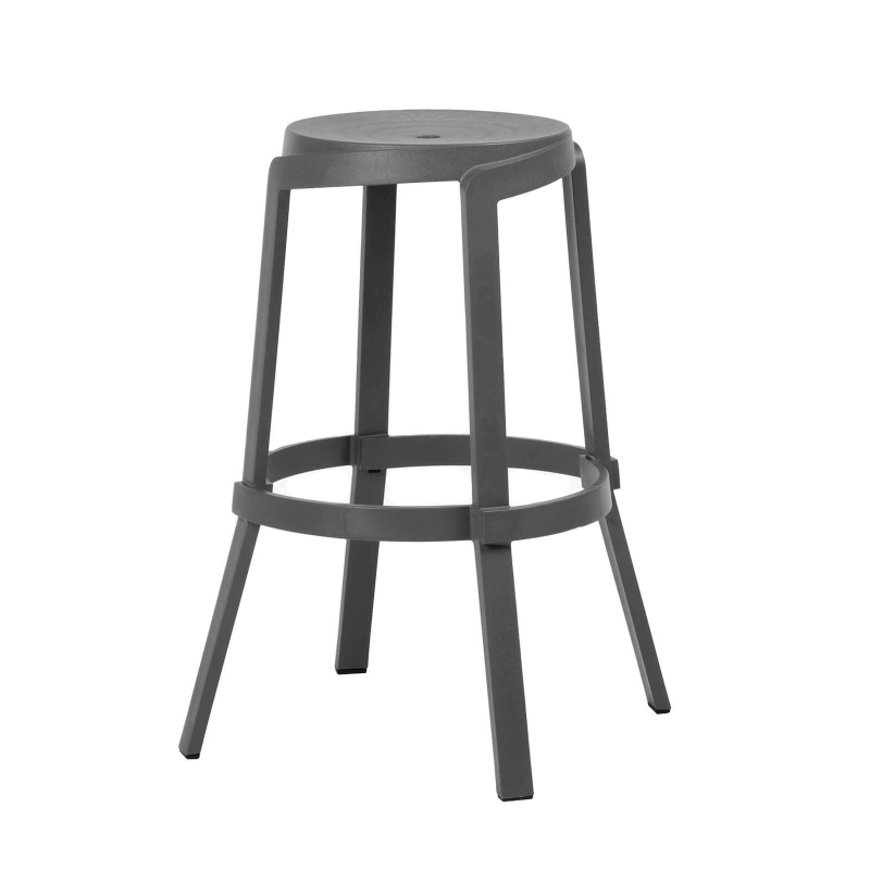 Tabouret de bar de jardin recyclé empilable - Stack Maxi