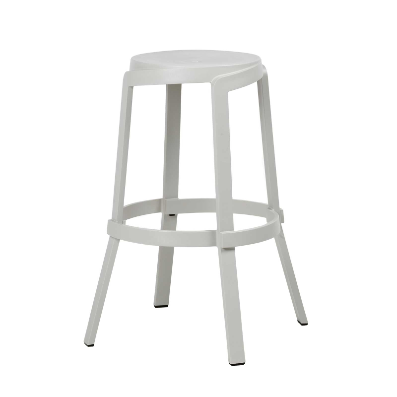 Tabouret haut de jardin recyclé empilable - Stack Maxi