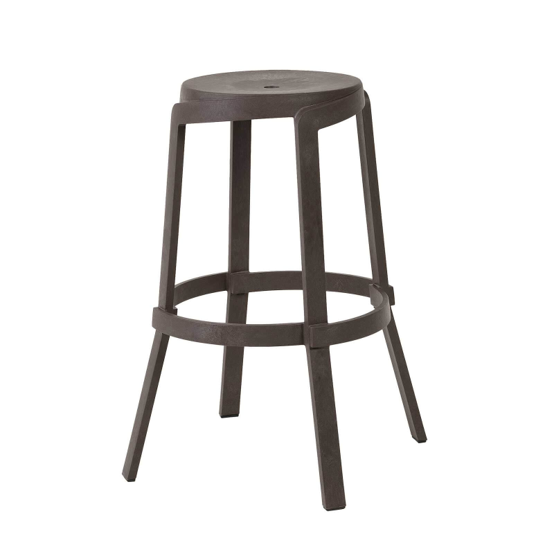 Tabouret haut de jardin recyclé empilable - Stack Maxi