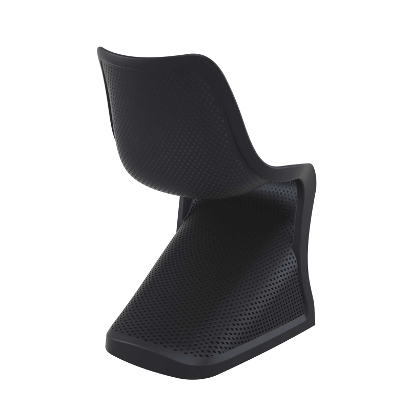 Chaise de jardin design ajourée en polypropylène - Bloom