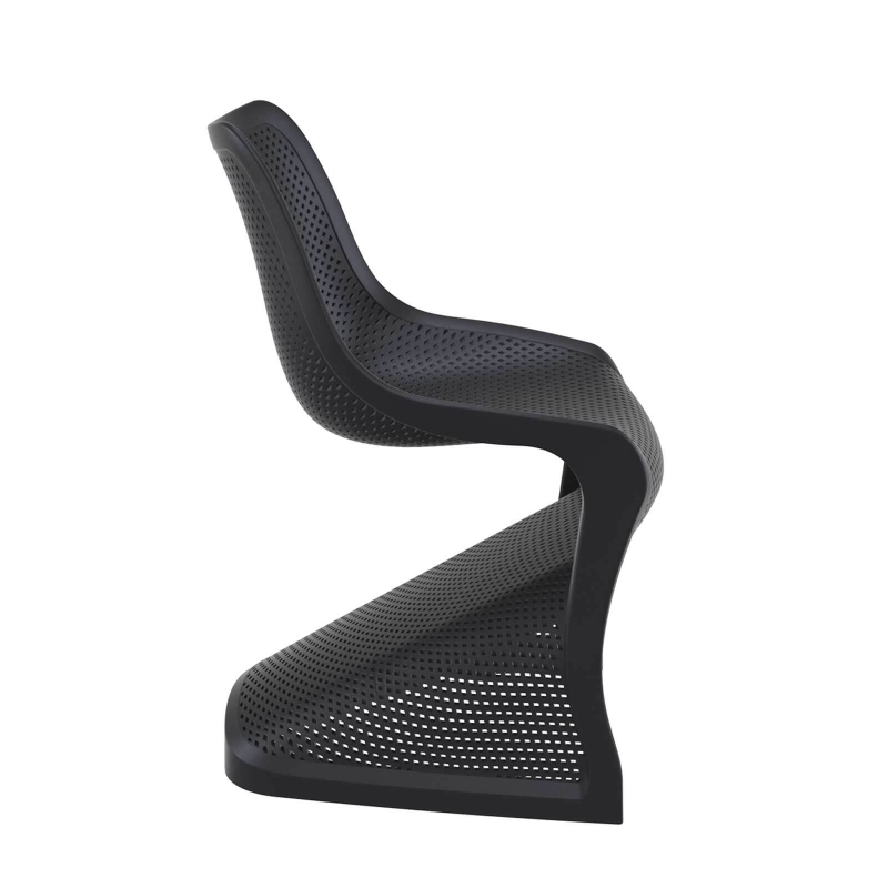 Chaise de jardin design ajourée en polypropylène - Bloom