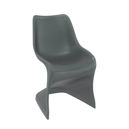 Chaise de jardin design ajourée en polypropylène - Bloom