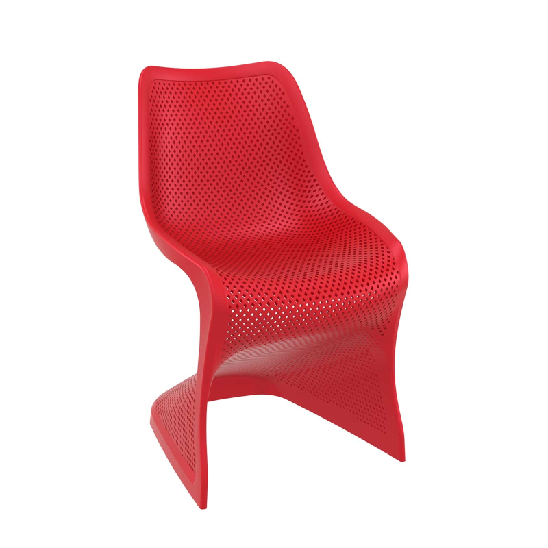 Chaise de jardin design ajourée en polypropylène - Bloom