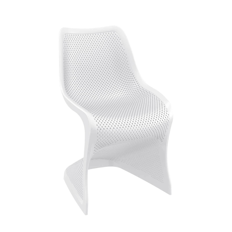 Chaise de jardin design ajourée en polypropylène - Bloom