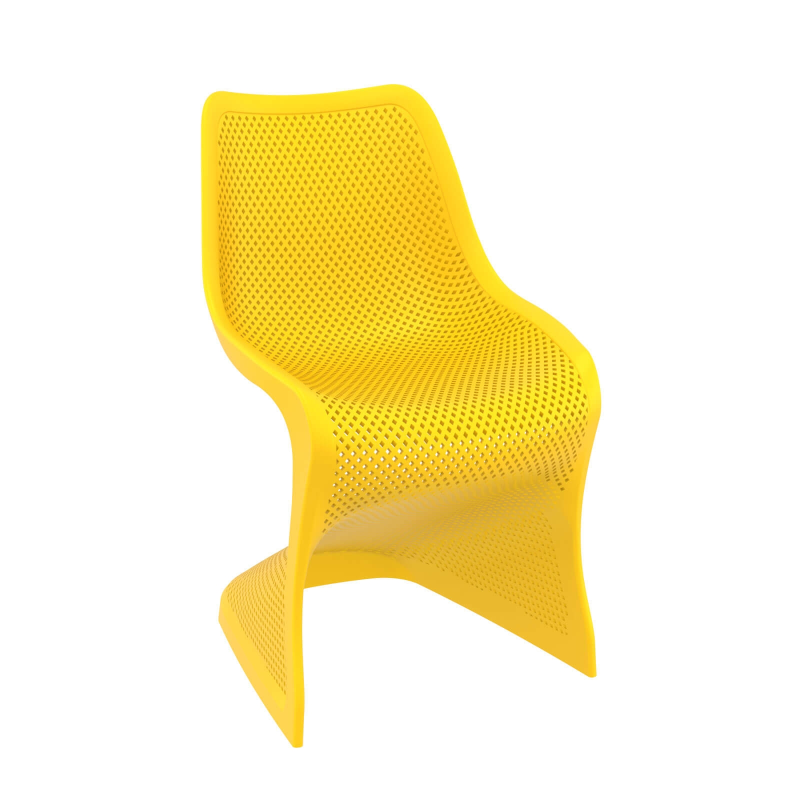 Chaise de jardin design ajourée en polypropylène - Bloom