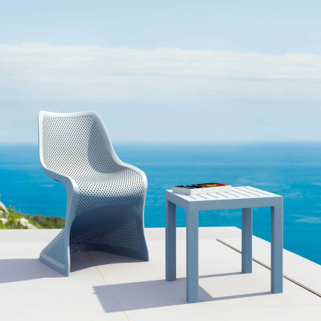 Chaise de jardin design ajourée en polypropylène - Bloom