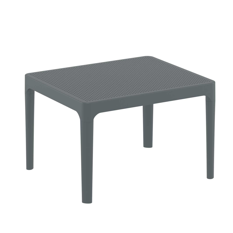 Table basse de jardin rectangulaire en résine - Sky Side