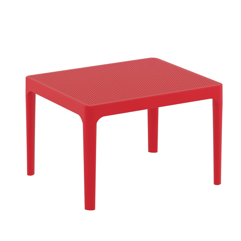 Table basse de jardin rectangulaire en résine - Sky Side