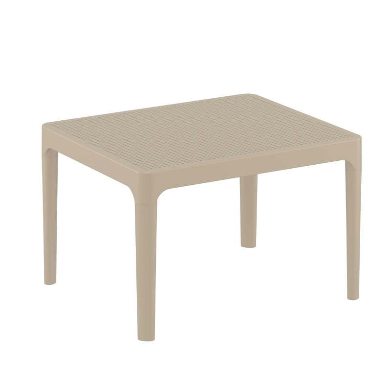 Table basse de jardin rectangulaire en résine - Sky Side