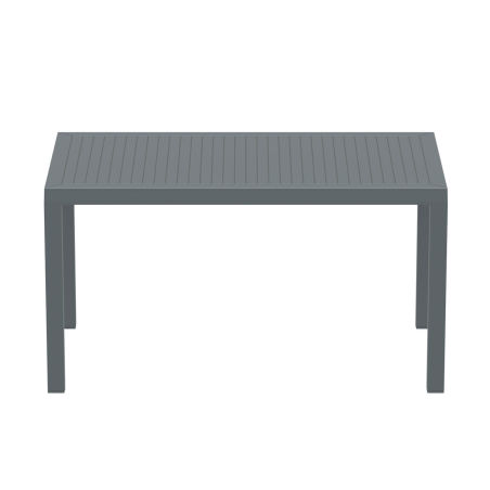 Table de terrasse rectangulaire gris foncé - Ares