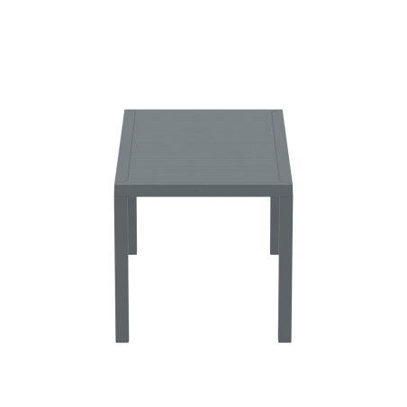 Table de terrasse rectangulaire gris foncé - Ares
