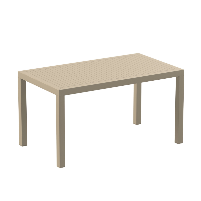 Table de terrasse rectangulaire taupe - Ares